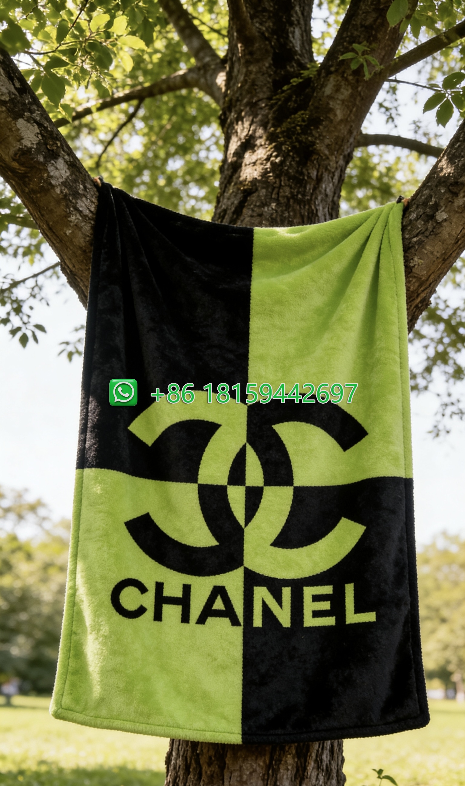 Chanel Throw Blankets